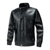 Esportes Casuais Outono Casal Roupas de Motocicleta Tops Soltos Jaquetas Jaquetas Couro Personalizado Retrô Masculino e Feminino
