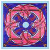 Bufanda Mai Tong de 60 cm x 60 cm, nueva bufanda cuadrada pequeña de seda artificial para mujer, con cinturón combinable para primavera