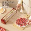 Raspador Magnético Fofo Estilo Raspador Filme Plástico Cozinha Rico Padrão Gato Cortador de Filme Plástico com Corte Filme Plástico