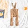 Pantalones cortos de tirantes de cintura alta para bebé de primavera y otoño Leggings para bebé de trasero grande leggings para bebé