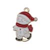 Mix 56 Gota de Natal Óleo Liga DIY Jóias Acessórios Papai Noel Boneco de Neve Sino Alce Pulseira Pingente