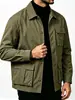 Comercio Exterior Transfronterizo Wholesale Otoño Nuevo Chaqueta para Hombre Tallas Grandes Solapa Multibolsillos Moderna Versátil Chaqueta de Trabajo Hombre