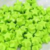 Cuentas acrílicas de estrella de cinco puntas de 11 mm de color macarrón para llavero, cadena para teléfono móvil, accesorios de joyería