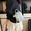 Bolsa para Celular Vertical Fashion Estilo Coreano Cor Dopamina, Moderna e Versátil para Ir ao Trabalho e Sair, Estilo Estrangeiro e Bolsa Transversal de Alto Nível