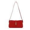 Bolso de Hombro Texturizado para Axila para Mujer 2026 Nuevo Color Sólido Hebilla Simple Fresco Moda Versátil Bolso Horizontal