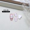 Accesorios de Resina de Gatito de Dibujos Animados para Uñas Nuevo Gato Kt Lazo Accesorios de Uñas Portátiles Accesorios de Uñas Lindos