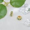 Accesorios para Joyería DIY Cuentas Espaciadoras Prismáticas de Colores Microincrustadas Cuentas de la Fortuna con Agujero Grande Cuentas Espaciadoras de Engranaje Corindón Rojo Cuentas Cilíndricas Cuentas Sueltas