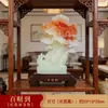 Novo ornamento de repolho em imitação de jade para armário de TV de sala de estar, decoração de casa, armário de vinhos de escritório, presentes de inauguração de casa e empresa
