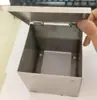 Caixa de Proteção para Ponto de Observação de Assentamento, Caixa Externa de Aço Inoxidável para Edifício, Tampa Protetora, Tampa de Monitoramento de Marca de Levantamento, Caixa em Forma de Ferradura