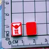 Mini Lanternas da Série de Ano Novo e Festival da Primavera, Sacos da Sorte, Presilhas de Cabelo com Moedas de Cobre, Presilhas de Garra, Acessórios de Resina para Nail Art com Cola de Creme DIY