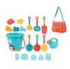 Nueva bolsa de juguetes para niños, bolsa de almacenamiento de conchas, bolsa de playa de viaje, bolsa de playa con perspectiva hueca, bolso de hombro