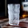 Nuevo Vidrio con Patrón de Glaciar Nueva Moda Alto Valor de Color Taza de Agua para Mujer Taza de Bebida de Jugo Estilo ins Taza de Café