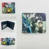 Periférico de Anime I Actualicé la Cartera Corta Solo Monstruo No. Billetera Monedero Plegable a la Mitad de Cuero PU con Estampado de 8 Colores