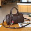 Bolso de Mujer 2024 Nuevo Bolso de Cuero para Mujer Gran Capacidad Cuero Vacuno Bolso de Mano Vintage Moda Femenina Hombro Bandolera