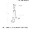 Hebilla de Seguridad de Plata de Ley S925 Hebilla de Clip para Hombres y Mujeres Hebilla de Semilla de Melón de Jade Hetian Accesorios DIY Cabezal de Hebilla Colgante de Jade