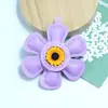 Huayang Cuero Girasol Colgante Encanto Bolsa Llavero DIY Decoración Accesorios Accesorios de Equipaje Fabricante Mayorista