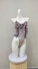 Vestido con tirantes colgantes, tentación sexy, encaje hueco, malla, puro deseo, ropa interior, sensación avanzada