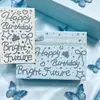 Pegatinas de diamantes para productos nuevos transfronterizos, pegatinas de pedrería de feliz cumpleaños, pegatinas decorativas DIY para regalos, pegatinas de material creativo para journaling y empaquetado