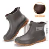 Calçados de Pesca para Travessia de Rios Masculinos, Botas de Chuva Antiderrapantes, Sapatos Aquáticos Impermeáveis de Cano Curto, Sapatos de Borracha Masculinos para Deslocamento e Ciclismo ao Ar Livre, Sapatos de Pesca