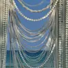 Decoração de Noivado com Fio de Pérolas Gigantes Ornamento Pendurado Exibição de Loja Decoração de Celebridade da Internet Ponto Fotográfico Cenário de Festa Vitrine Sessão de Fotos