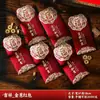 Bolsas Rojas Especiales para la Alegría de Mudarse a una Casa Nueva, Modelo Nuevo 2026, Sobres Rojos de Lujo Estampados en Oro para Ceremonia de Mudanza