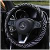 Nova capa de volante de carro estilo nacional linho sem anel interno elástico alça capa AliExpress cross-border Amazon