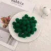 Pompones de poliéster de alta elasticidad de 3CM4CM5CM, materiales para manualidades DIY, juguetes para niños, bolas de peluche, alta calidad, en stock