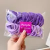 Goma para el pelo marrón gruesa y resistente para coleta alta, accesorio simple y no daña el cabello