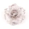 Fabricantes diretos novo grande broche de flor de seda 3D prendedor de gravata borboleta de tecido acetinado broche de lapela