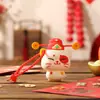 Juguete Squishy Original Colgante de Pony Caballo de Dibujos Animados Llavero del Año Accesorio Pequeño Creativo para Aliviar el Estrés Regalo de Año Nuevo Al por Mayor