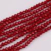 Cuentas planas de cristal de 4 mm, cuentas de porcelana, cuentas de vidrio perforadas, hechas a mano, para pulseras, collares, borlas, accesorios de material con cuentas.