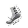 TEMU Juego de Cinco Piezas Calcetines Deportivos de Fondo Gris Calcetines de Fútbol de Tubo Medio Calcetines Antideslizantes con Dispensación de Pegamento Venda Protectora para Piernas Bolsa con Cordón
