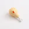 Brinquedo Mastigável em Formato de Coxa de Frango para Cães Borracha Macia Tpr Bastão Durável para Limpeza dos Dentes para Filhotes Alívio da Dentição Brinquedo Anti-Destrutivo