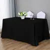 Toalha de Mesa Personalizada com Logo, Sensação de Luxo, Mesa Retangular para Conferência, Montagem de Estande de Exposição, Toalha Branca para Mesa de Conferência de Hotel