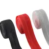 En Stock Cinta de Ribete para Chaqueta de Plumas Brillante de Nylon 2.0 Negra Elástica Brillante Plegada Accesorio de Ribete Goma para el Pelo Elástica