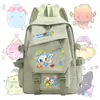 Mochila temática del Reino de Locke, azul aqua, con diseño de chispa, adecuada para niños y niñas, gran capacidad, versátil, ligera y de doble hombro