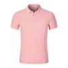 Camisa POLO Empresarial de Algodão com Logo Personalizado, Respirável, Sem Deformação, Gola Polo, Roupas de Trabalho de Verão