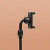 Suporte de Telefone de Disco Redondo para Pessoas Preguiçosas, Suporte de Telefone para Transmissão ao Vivo, Suporte Telescópico Rotativo Ajustável para Desktop, Suporte para Assistir TV