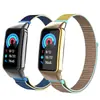 Adecuado para Correa Huawei Band 6, Hebilla Metálica Universal para Honor Band 7/6, Correa de Bucle de Nylon con Velcro