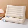Producto Nuevo 2025 Mocha Blanc Terciopelo Cortado Almohada Baja