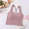 Chaleco de verano para mujer, de longitud media, con una almohadilla en el pecho y espalda descubierta, sexy, combinable, directo de fábrica, cómodo y transpirable. Disponible en stock.