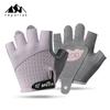 Guantes de medio dedo para niños y niñas, antideslizantes, resistentes al desgaste, transpirables, para deportes al aire libre, para entrenamiento de equilibrio, de medio dedo