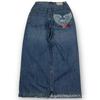 Tendencia de Celebridad de Internet Harajuku Hip-Hop Cráneo Retro Streetwear Jeans Jnco Y2K Jeans para Hombre Venta al por Mayor