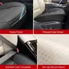 Cojín universal de cuero transpirable para asiento de coche de cuatro estaciones, estilo flecha de cobertura total, cojín de asiento de coche resistente al desgaste y a los arañazos
