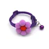 Nuevo Collar de Lazo Flor Gato Collar Perro Suministros para Mascotas Venta Directa de Fábrica Preferido Transfronterizo