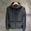 Outono e inverno novo casaco simples dos homens casual algodão-acolchoado jaqueta curta moda coreana slim hooded top fashion