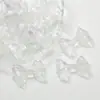 Contas Furadas de Laço em Acrílico Transparente Material para DIY Capa de Celular Pulseira Colar Acessórios de Joias com Contas Contas Soltas