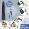 Herramientas para Joyería Juego de 8 Piezas Traje para Hacer Anillos DIY Herramientas de Tallado en Cera para Anillos Joyería Herramientas para Fundición de Anillos
