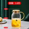 Tetera de vidrio transparente 304 con diseño de agua fría, estilo japonés, para el hogar, de gran capacidad