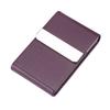 Actividades de la empresa, sorteo de la suerte, nuevo estuche vertical para tarjetas de visita, tarjetero, bolso de metal, estuche de cuero para cigarrillos, tarjetero con logotipo láser